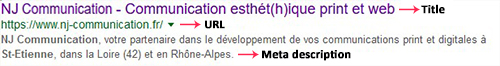 méta-données (title et description) pour le seo