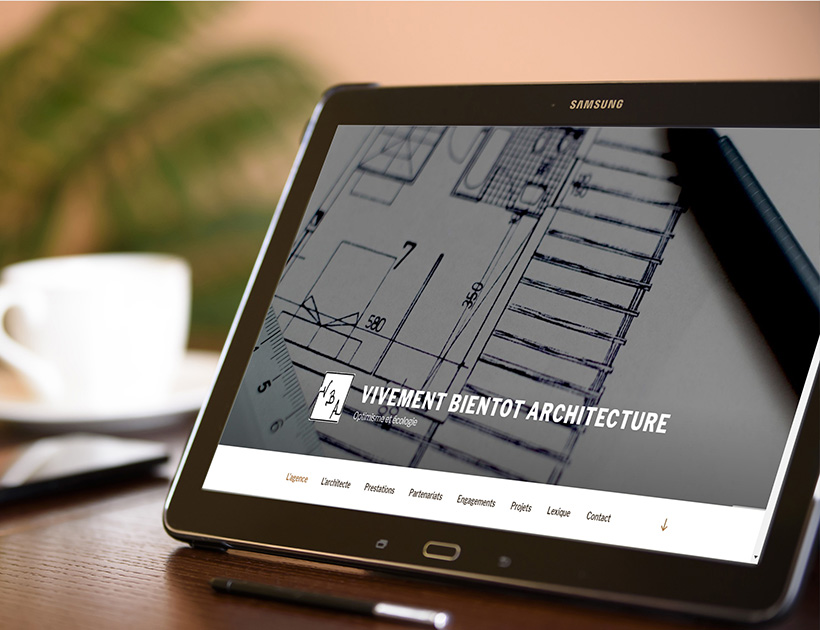 Refonte de site vitrine - Vivement Bientôt Architecture